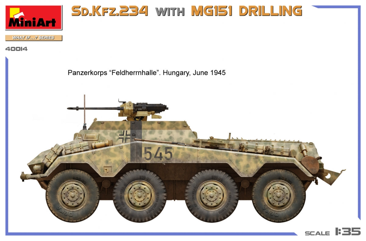 MiniArt 40014 Sd.Kfz.234 WITH MG151 DRILLING 1/35 – zdjęcie 5