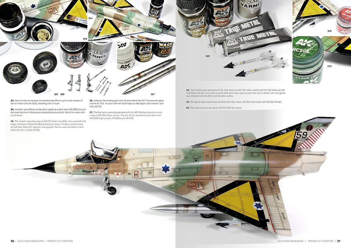 AK Interactive AK2931 ACES HIGH MAGAZINE ISSUE 15 FRENCH JET FIGHTERS – Bild 6