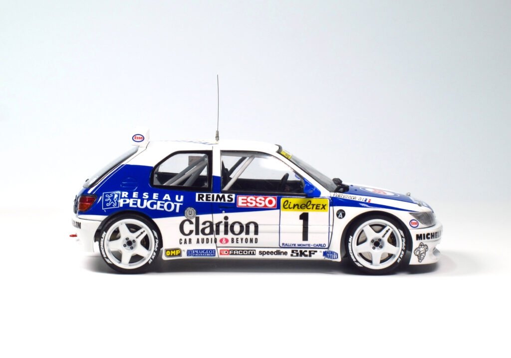 NuNu PN24009 Peugeot 306 MAXi &amp;#39;96 MONTE CARLO RALLY 1/24 – image 4