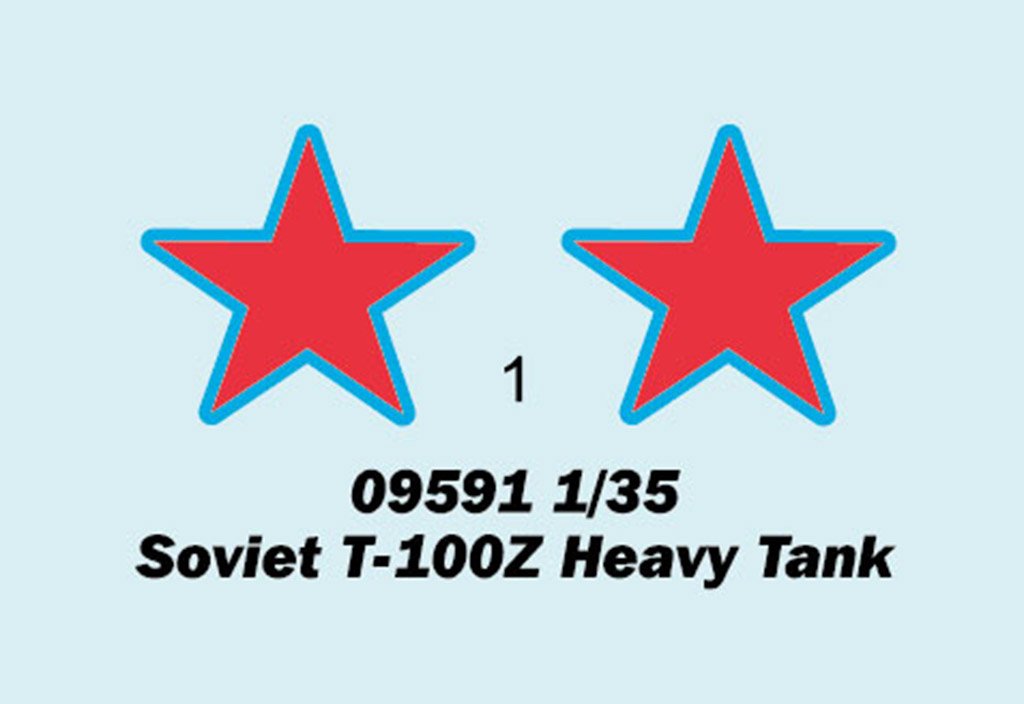 Trumpeter 09591 Soviet T-100Z Heavy Tank 1/35 – zdjęcie 3