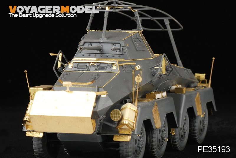Voyager Model PE35193 WWII German Sd.Kfz.232 8 ROD early version for TAMIYA Kit 1/35 – zdjęcie 9