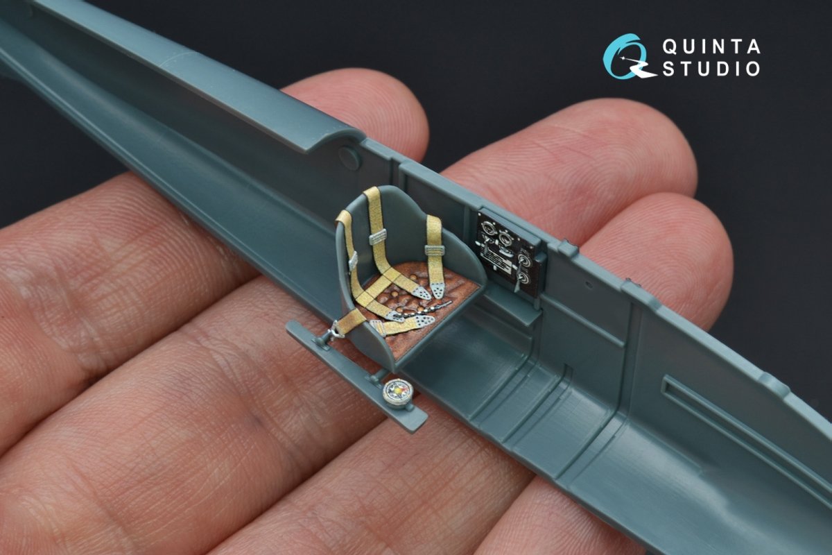 Quinta Studio QD48187 Albatros D.III OEFFAG 3D-Printed &amp;amp; coloured Interior on decal paper (for Eduard kit) 1/48 – zdjęcie 3