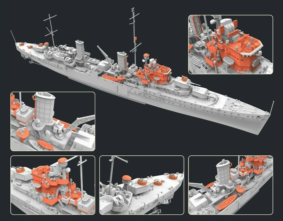 Maquette FlyHawk FH1157 HMS Aurora 1941 - Édition limitée 1/700 – image 2
