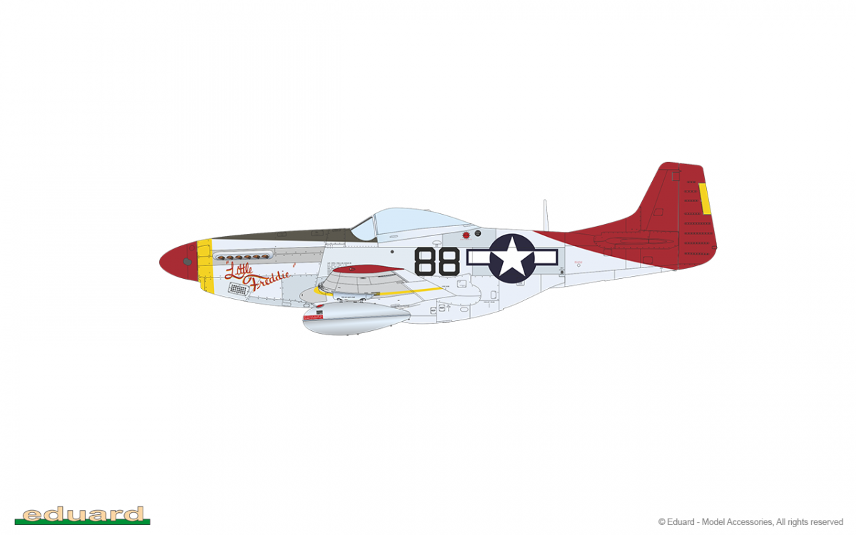 Eduard 11159 RED TAILS &amp;amp; Co. DUAL COMBO 1/48 – immagine 25