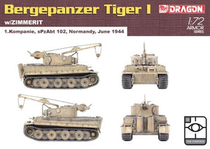 Dragon 7210 Demolition Tiger w/Zimmerit 1/72 – zdjęcie 2
