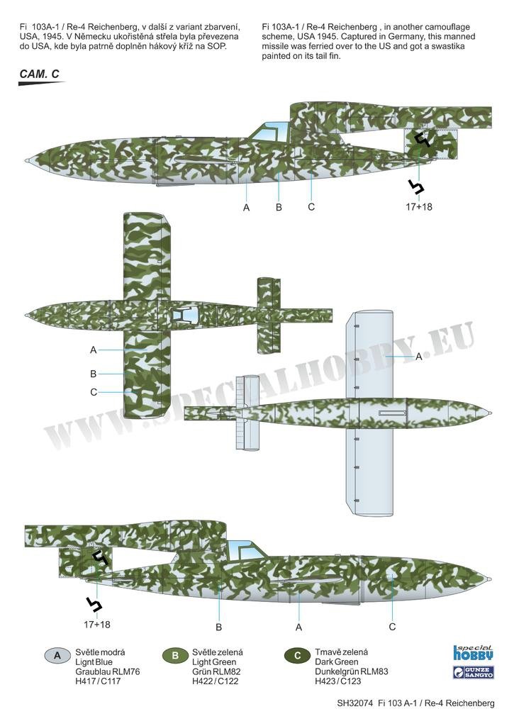 Special Hobby 32074 Fieseler Fi 103R / V-1 Reichenberg 1/32 – immagine 5
