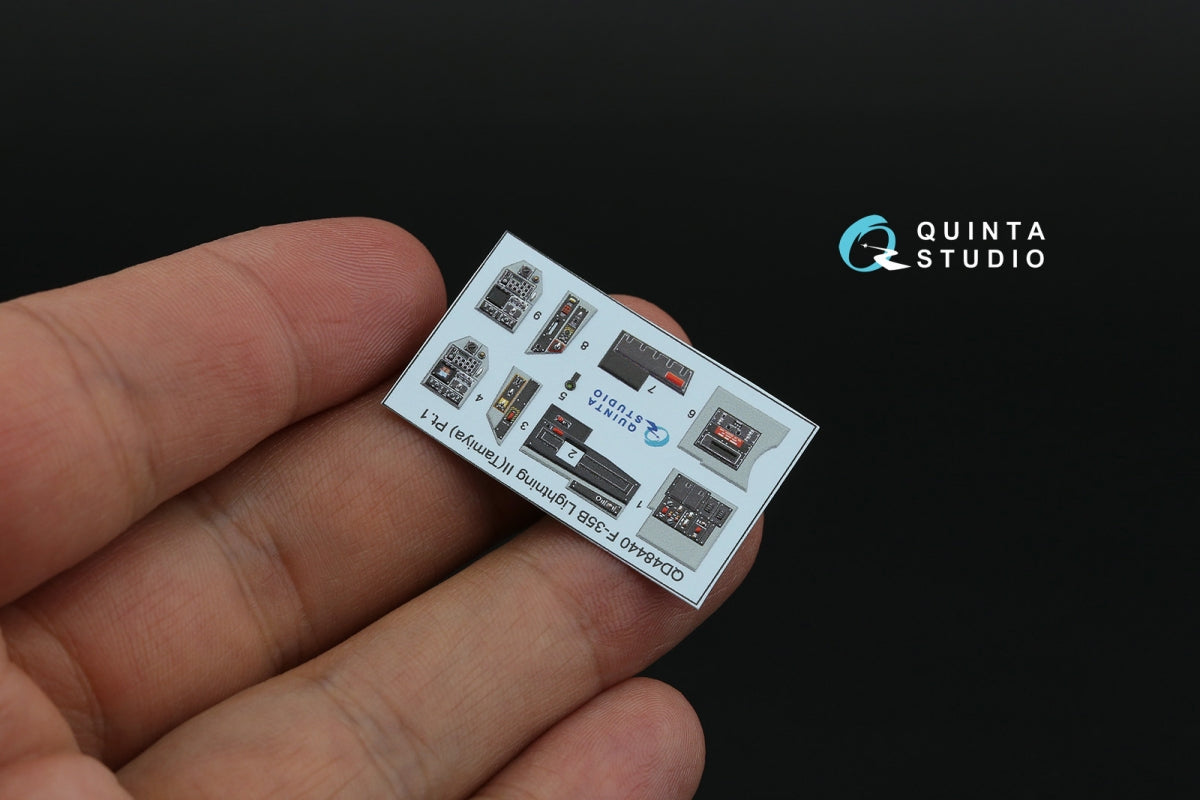 Quinta Studio QD48440 F-35B 3D-Printed &amp;amp; coloured Interior on decal paper (Tamiya) 1/48 – Bild 8