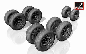 Armory Models AW72019 Antonov An-10 Cat / An-12 Cub wheels 1/72 – immagine 2