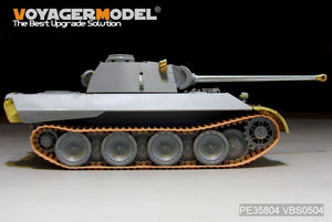 Maquette Voyager PE35804 Panther D V1 allemand de la Seconde Guerre mondiale (modèle de base) pour DROGON 6822 au 1/35 – image 10