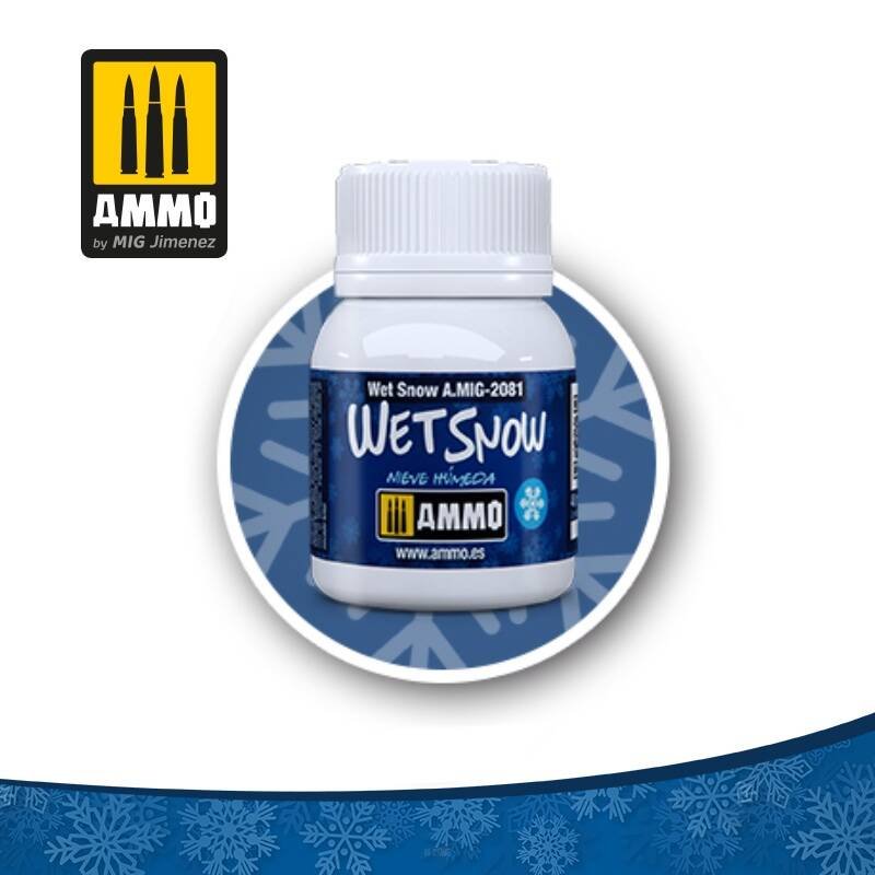 AMMO of Mig Jimenez 2081 WET SNOW