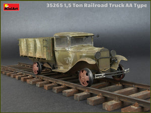 MiniArt 35265 1,5 TON RAILROAD TRUCK AA TYPE 1/35 – immagine 5