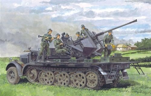 Dragon 6541 Sd.Kfz.7/2 3.7cm FlaK 36 1/35 – Bild 2