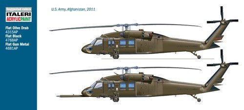 Italeri 2706 UH-60/MH-60 Black Hawk 1/48 – imagen 2