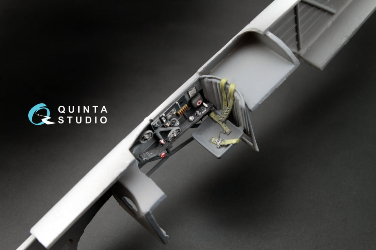 Quinta Studio QD48004 Yak-1B (late production) 3D-Printed &amp;amp; coloured Interior on decal pape (for all kits) 1/48 – zdjęcie 14