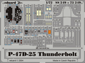 Eduard SS249 P-47D-25 1/72 TAMIYA