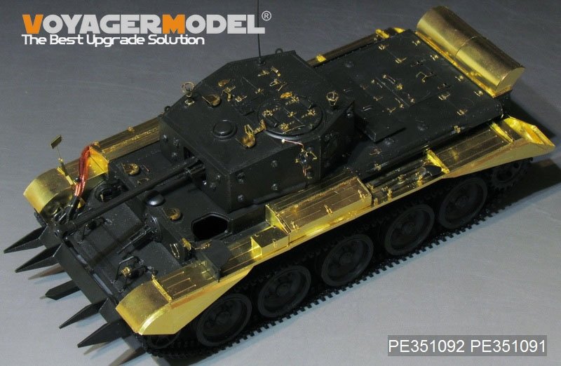 Voyager Model PE351092 WWII UK Cromwell Mk. IV/Centaur C.S.Mk IV Fenders for Tamiya 1/35 – immagine 2