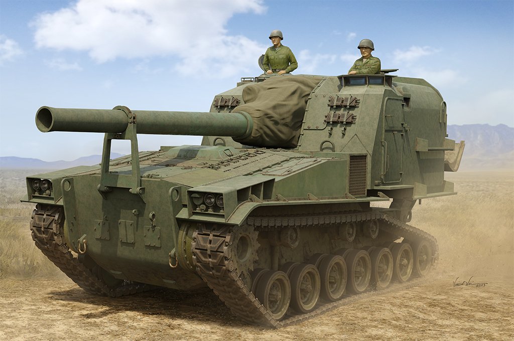 J&amp;#39;adore le kit 63547 M53 Obusier automoteur de 155 mm au 1/35 – image 2
