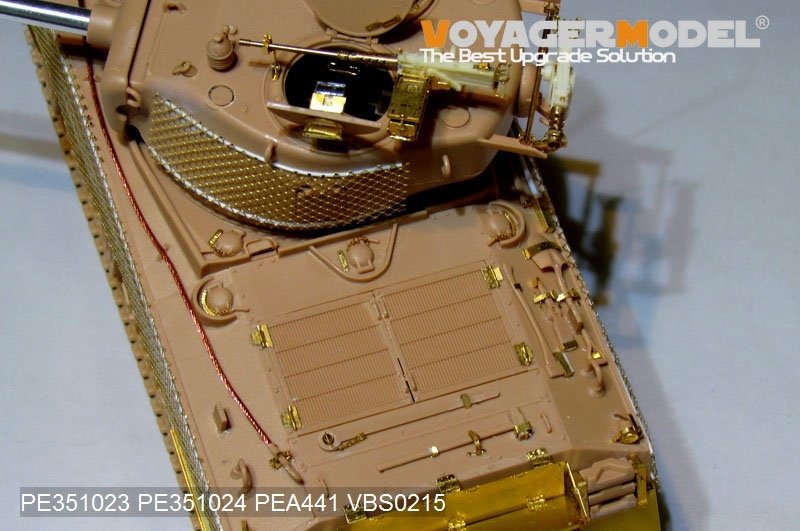 Voyager Model PE351023 WWII US M4A3 (76) w Mid Tank Basic For MENG TS-043 1/35 – immagine 7