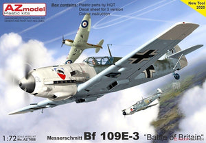 AZ Model AZ7658 Messerschmitt Bf 109 E-3 Battle of Britain 1/72