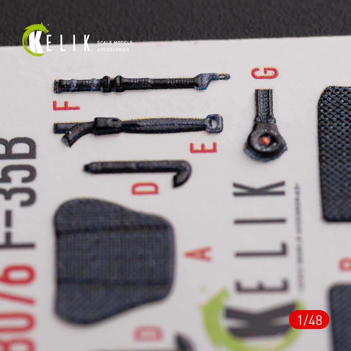 KELIK K48076 F-35B interior 3D decals for Tamiya kit 1/48 – immagine 6