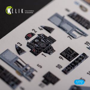 KELIK K72127 FG.1 Phantom - interior 3D decals for Airfix kit 1/72 – immagine 2
