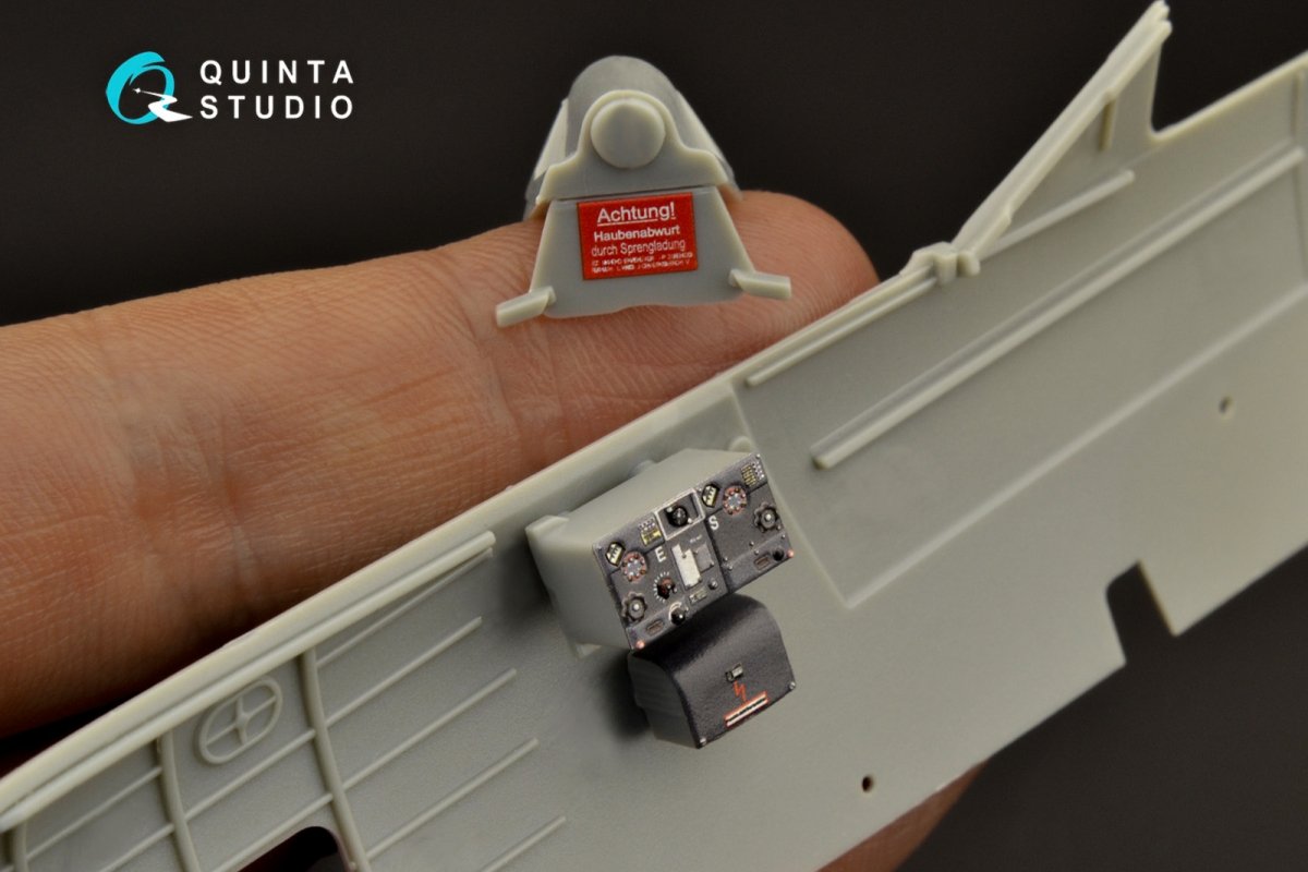 Quinta Studio QD32128 Ta 152H 3D-Printed &amp;amp; coloured Interior on decal paper (Zoukei-Mura) 1/32 – Bild 7