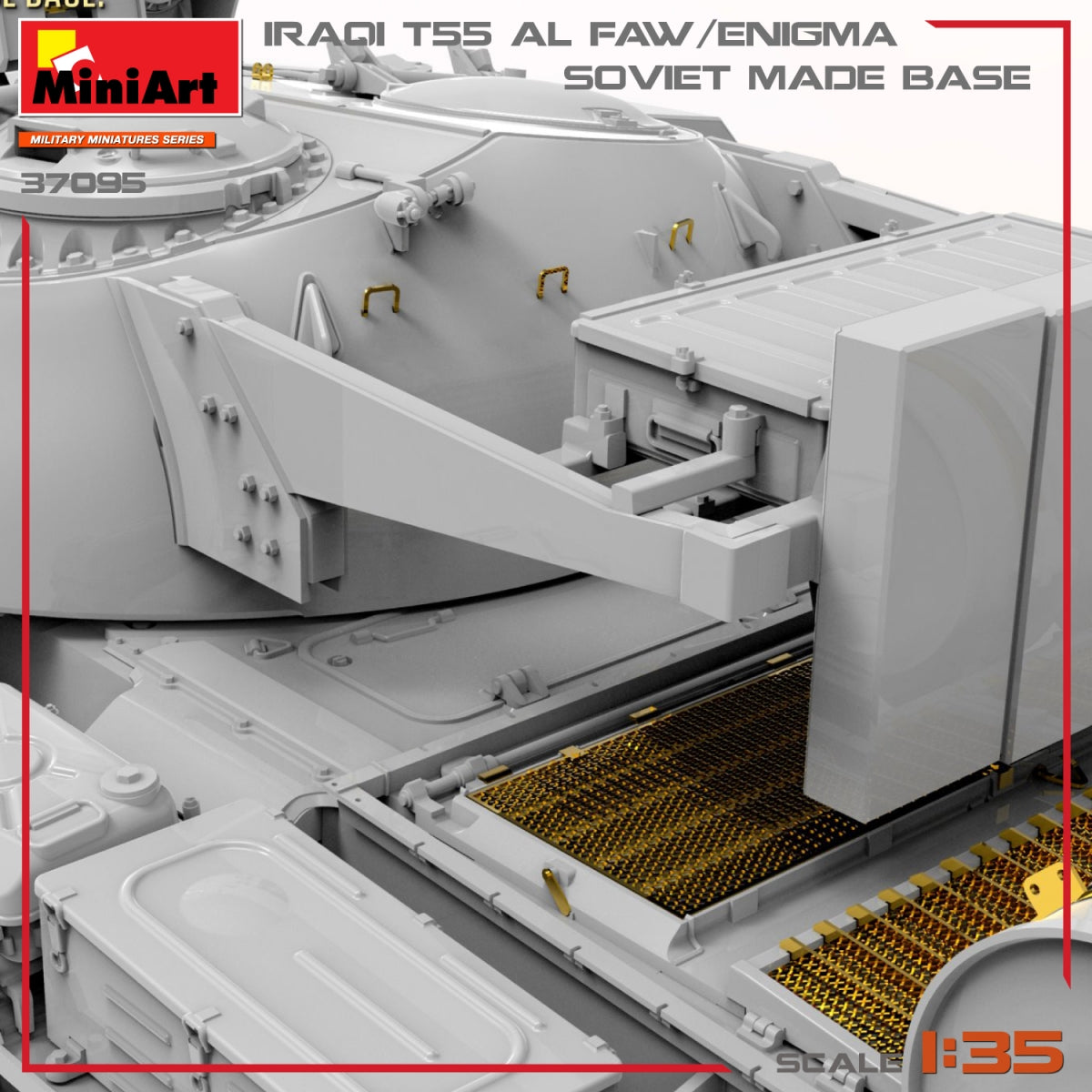 MiniArt 37095 IRAQI T-55 AL FAW/ENIGMA. SOVIET MADE BASE 1/35 – immagine 9