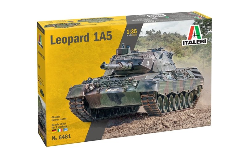 Italeri 6481 LEOPARD 1 A5 1/35 – zdjęcie 2