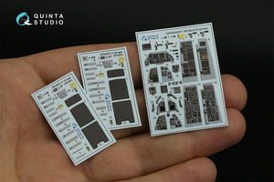 Quinta Studio QD48408 F-16D block 50 3D-Printed &amp;amp; coloured Interior on decal paper (Kinetic 2022 tool) 1/48 – immagine 4