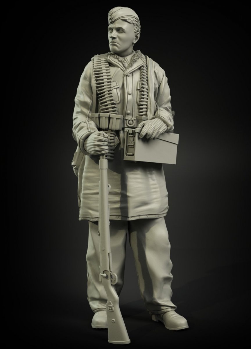 Panzer Art FI35-064 Waffen-SS Anorakanzug MG-42 ammo carrier 1/35