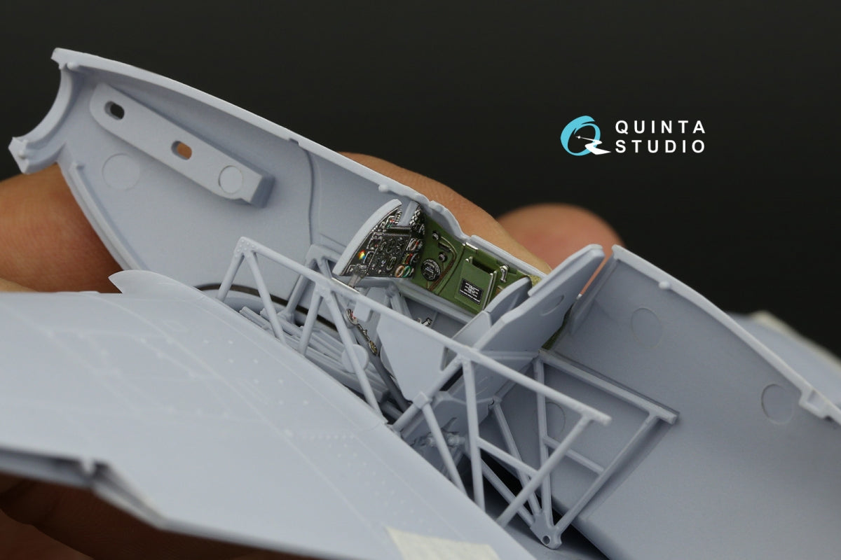 Quinta Studio QD48287 Hawker Hurricane family 3D-Printed &amp;amp; coloured Interior on decal paper (Airfix) 1/48 – immagine 12