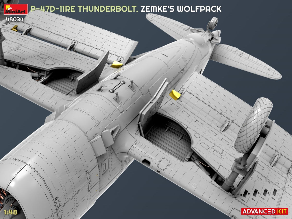 MiniArt 48034 P-47D-11RE Thunderbolt. Zemke&amp;#39;s Wolfpack. Advanced Kit 1/48 – imagen 12