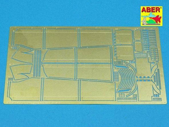 Aber 48036 Pz.Kpfw.VI, Ausf.B TIGER II błotniki i osłony boczne Tamiya 1/48 – Bild 2
