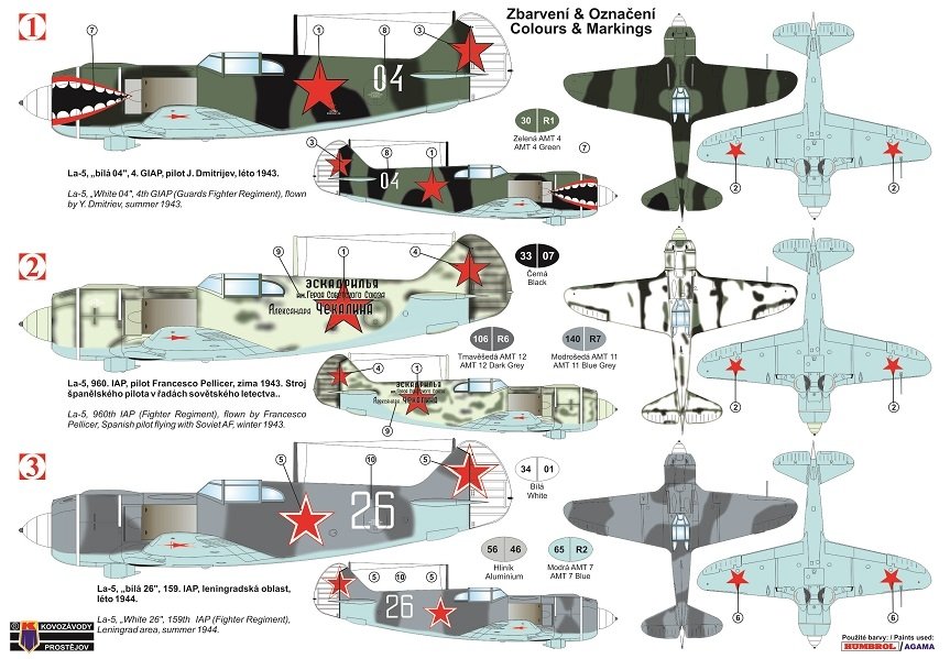Kovozavody Prostejov KPM0173 La-5 « VVS » 1/72 – image 2