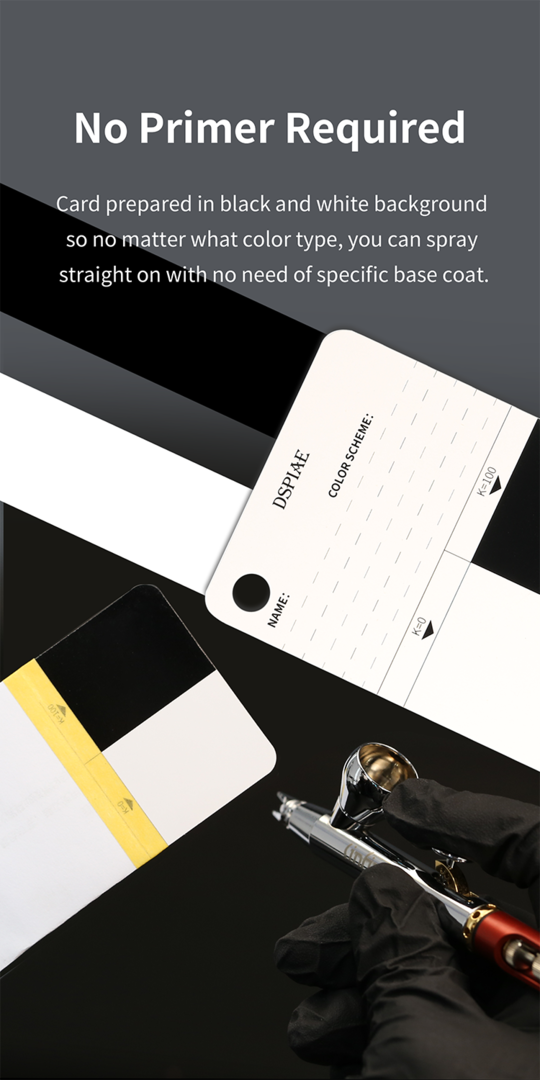 DSPIAE CC-01 Color Test Card Keychain Model Tool – immagine 8