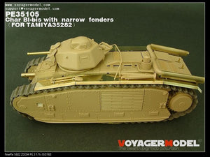Maquette Voyager PE35105 Char bibis français de la Seconde Guerre mondiale avec ailes étroites (version B incluant le canon) pour TAMIYA 35282 au 1/35 – image 2