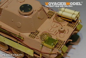 Voyager Model PE35936 WWII German Panther D w/&amp;quot;Stadtgas&amp;quot; Fuel Tanks Basic For MENG TS-038 1/35 – immagine 12