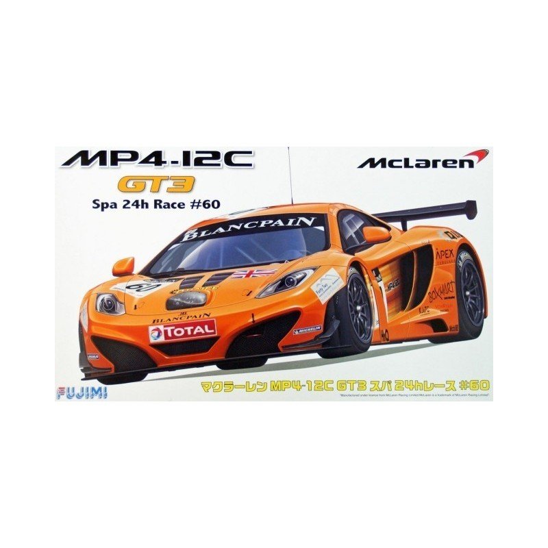 Fujimi 125701 MCLAREN MP4-12C GT3 SPA 24 COURSE 1/24