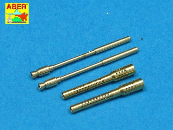Aber A32006 Ensemble de 2 canons pour mitrailleuses d'avion allemandes MG 131 de 13 mm (type moyen) (1/32)