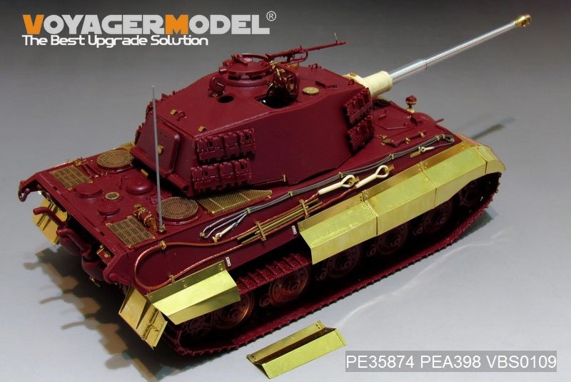 Voyager Model PEA398 WWII German King Tiger Schurzen（For MENG) 1/35 – imagen 3
