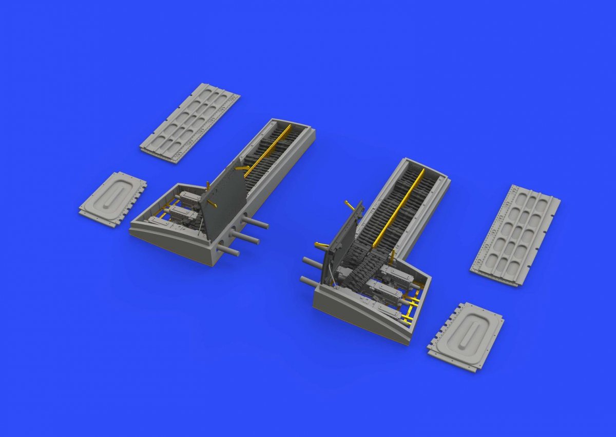 Eduard 648397 P-51D gun bays AIRFIX 1/48 – zdjęcie 3