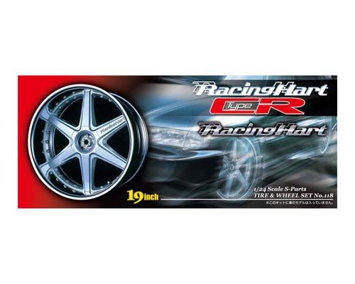 Aoshima 00556 Rims + Tires Racing Hart Type C 1/24