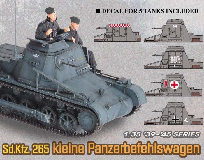 Dragon 6218 Sd.Kfz.265 kleiner Panzerbefehlswagen 1/35 – immagine 2