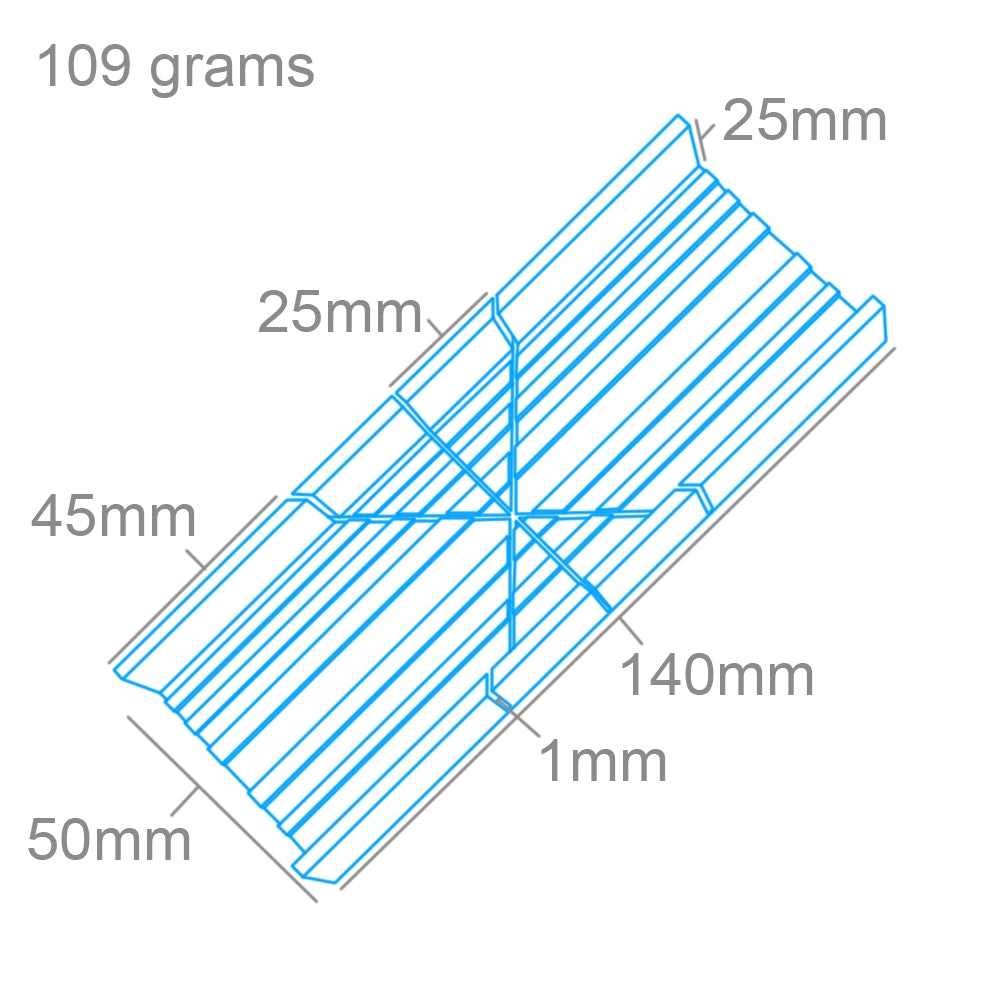 Modelcraft PSA35-260 Mitre Box (Aluminium) For use with Razor Saws (140mm) – zdjęcie 2