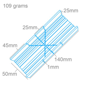 Modelcraft PSA35-260 Mitre Box (Aluminium) For use with Razor Saws (140mm) – zdjęcie 2