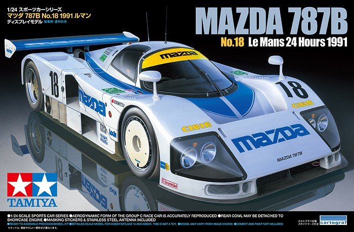 Tamiya 24326 Mazda 787B Le Mans 24 Hours 1991 1/24