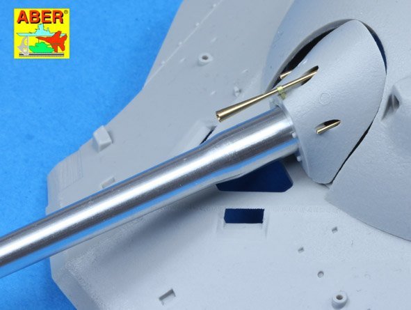Aber 35L-185 Armament for Soviet JS-7 Heavy Tank (With short muzzle brake) 1x130mm, 2x14,5mm, 6x7,62mm 1/35 – immagine 3