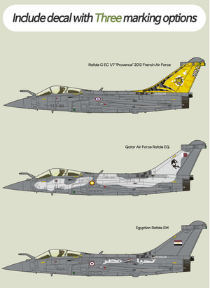 Academy 12346 Rafale C &amp;quot;EC 1/7 Provence 2012&amp;quot; 1/48 – imagen 3