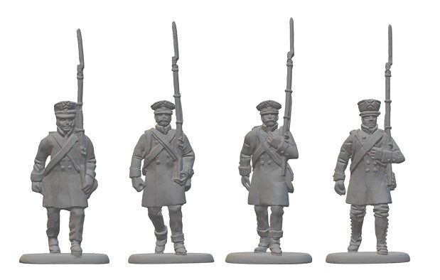 Hat 2001 Napoleonic Prussian Landwehr (Marching / 40 Figures) 28mm