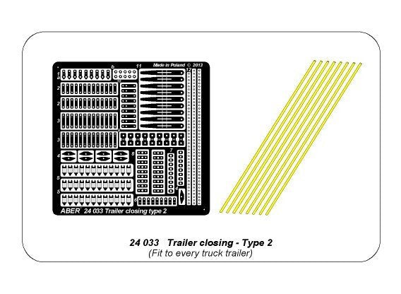 Aber 24033 Rygle do naczep Typ 2 1/24 – imagen 5